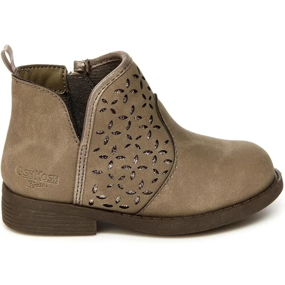 OshKosh B'Gosh Toddler 9 Estell‎ Taupe Fashion Bootie